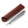 Leather Straight Razor Case Holder