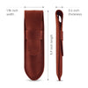 Leather Straight Razor Case Holder