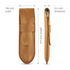 Leather Straight Razor Case Holder