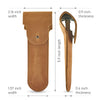 Leather Safety Razor Case Holder