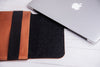 Vertical Leather MacBook Case