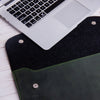 Leather MacBook Case with buttons