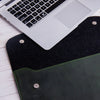 Leather MacBook Case with buttons