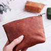 Leather Makeup Bag